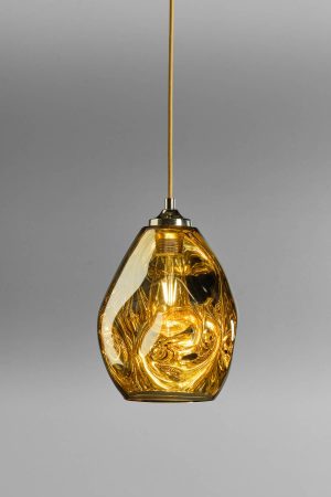 Design Hängeleuchte Gold