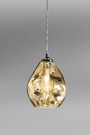 Design Hängeleuchte Silber