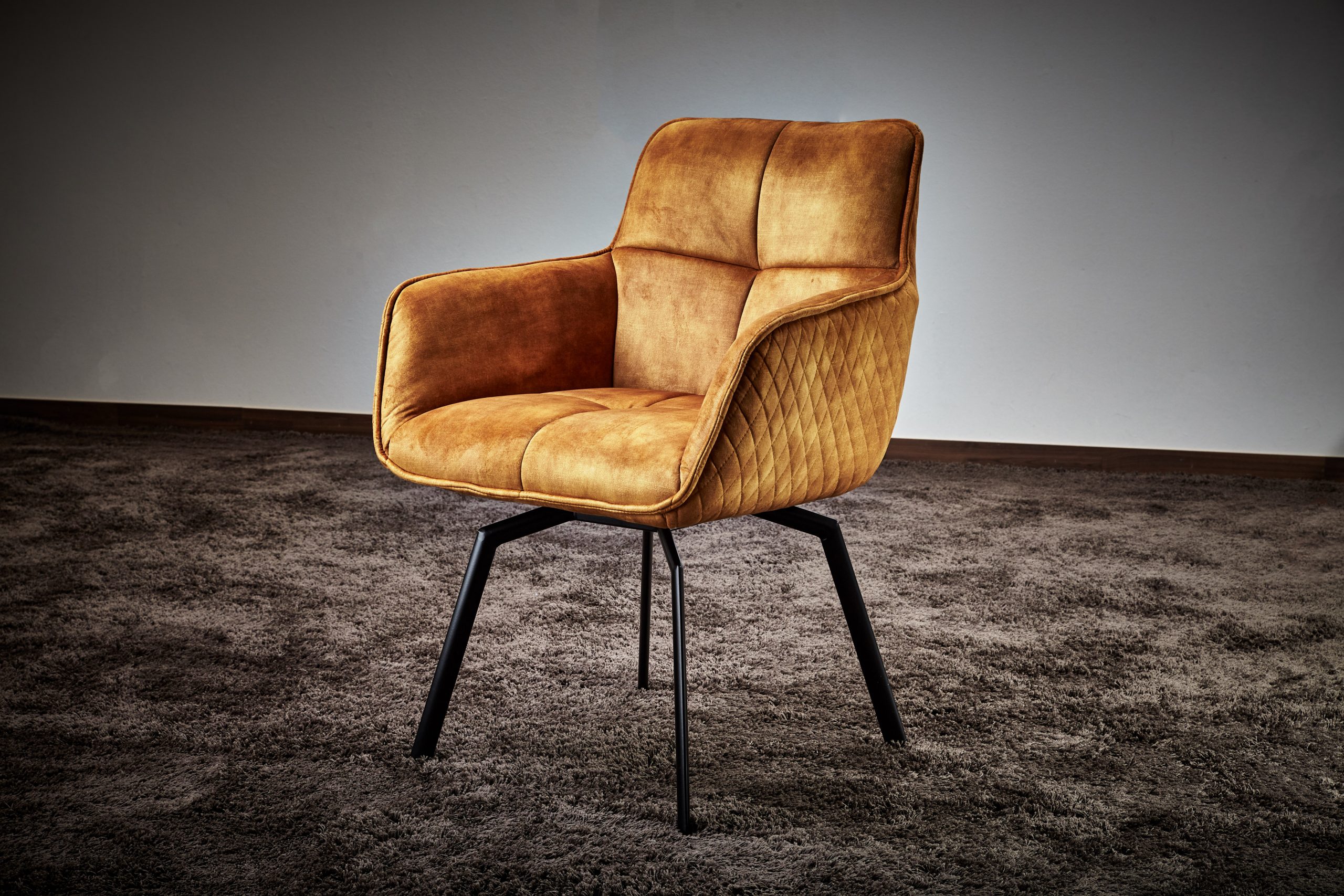 Design-Drehsessel Elspe rosé – Bild 4