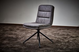 Drehsessel Visbeck Microfaser/Lederoptik schiefer