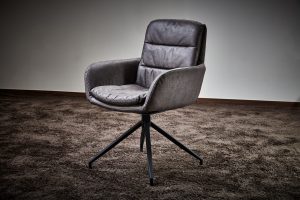 Drehsessel Visbeck Microfaser/Lederoptik schiefer