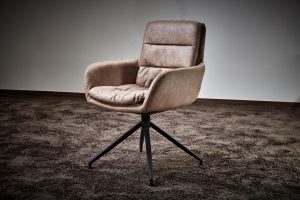 Drehsessel Visbeck Microfaser/Lederoptik sand