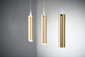 Hochwertige Messing Pendelleuchte LED dimmbar indirekte Beleuchtung zusätzlich nach oben